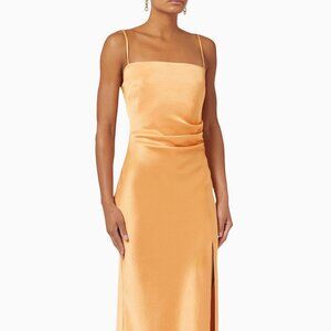 BEC + BRIDGE: NADIA MAXI DRESS - TANGERINE - AUS 8 (Small)
